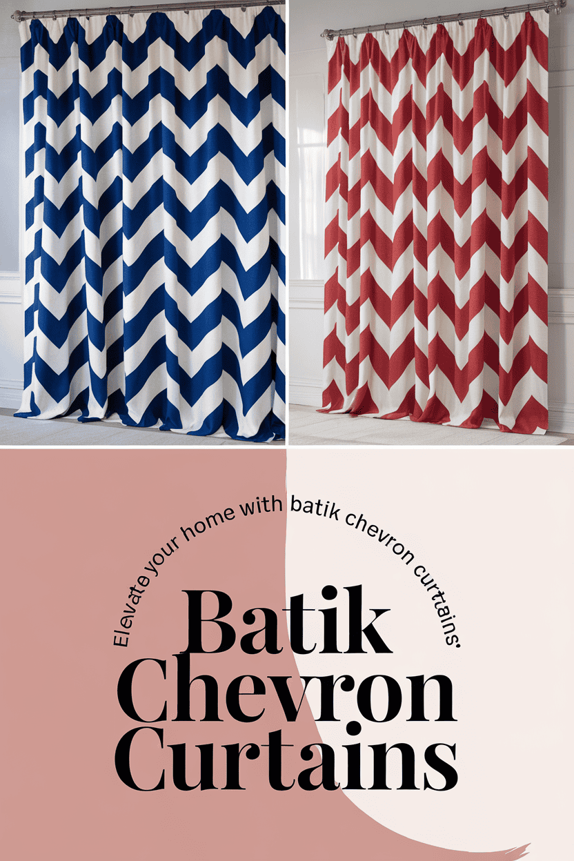 batik chevron curtains bbbbb 58997