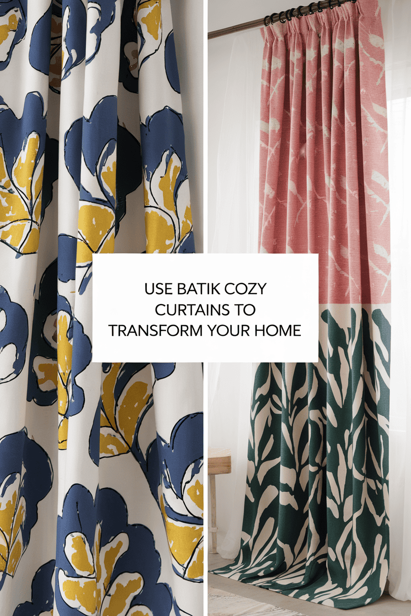 batik cozy curtains bbbbb 82322