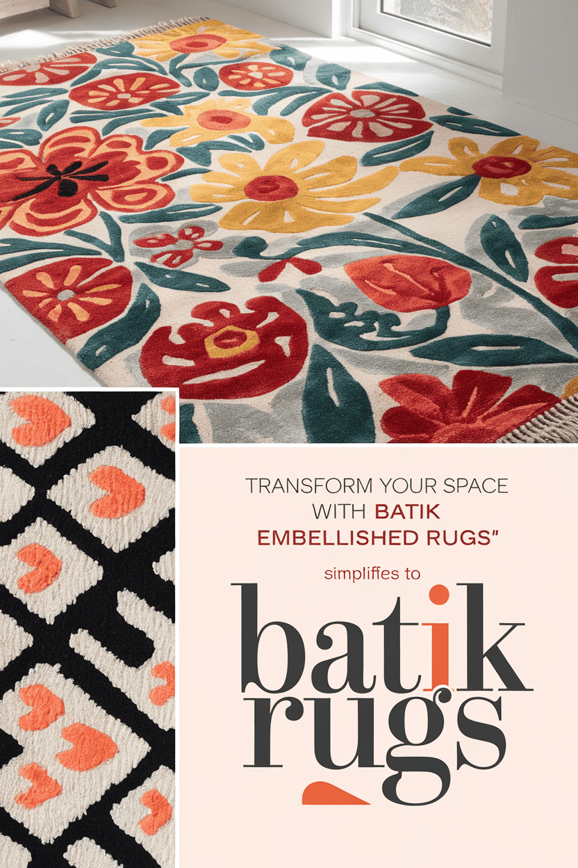 batik embellished rugs bbbbb 87985