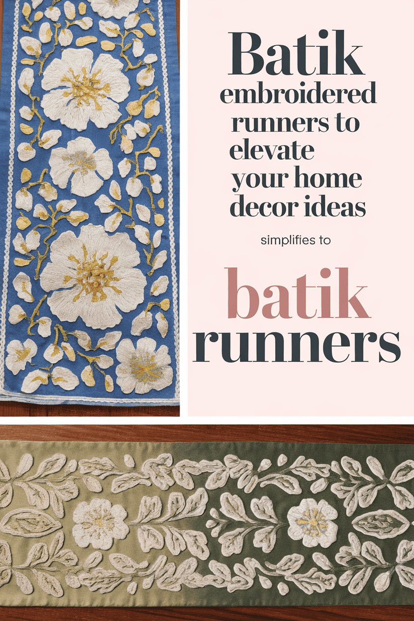 batik embroidered runners bbbbb 49022