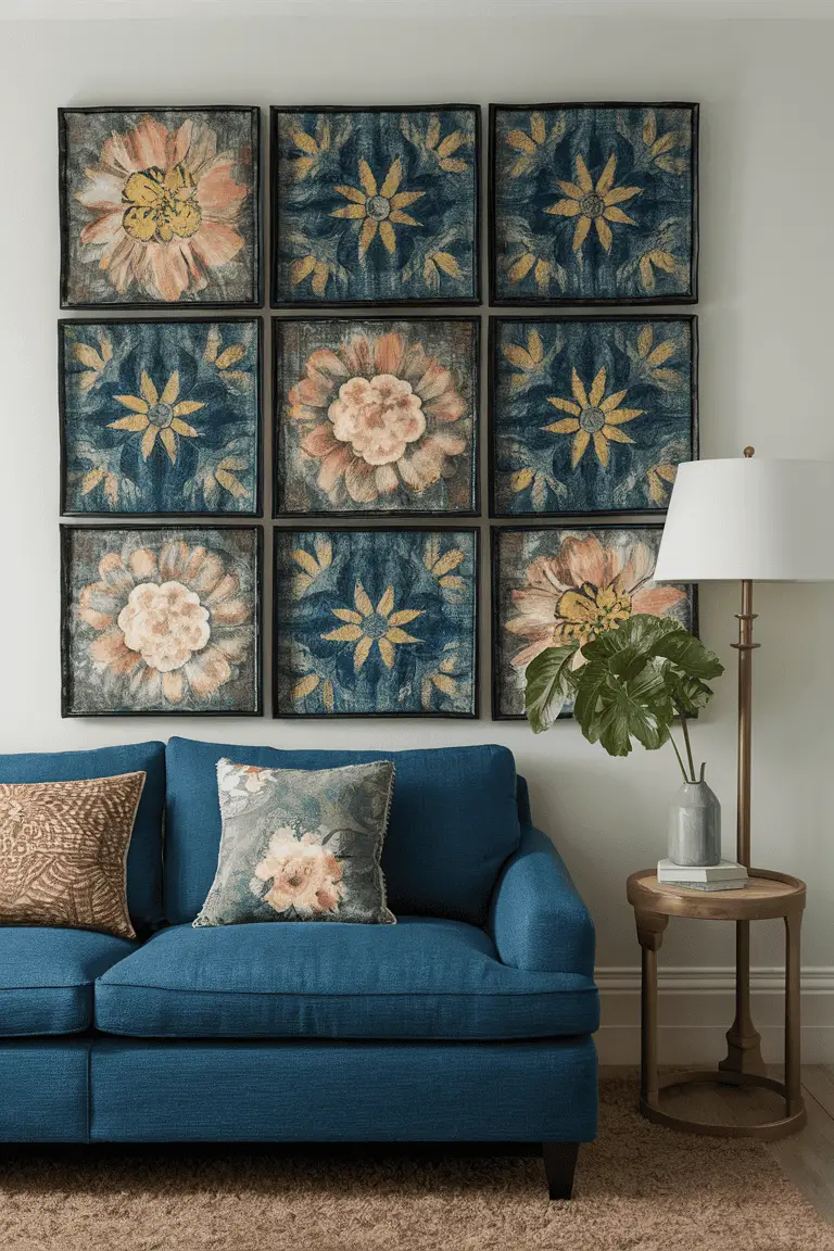 Wall Art with Batik Fabrics