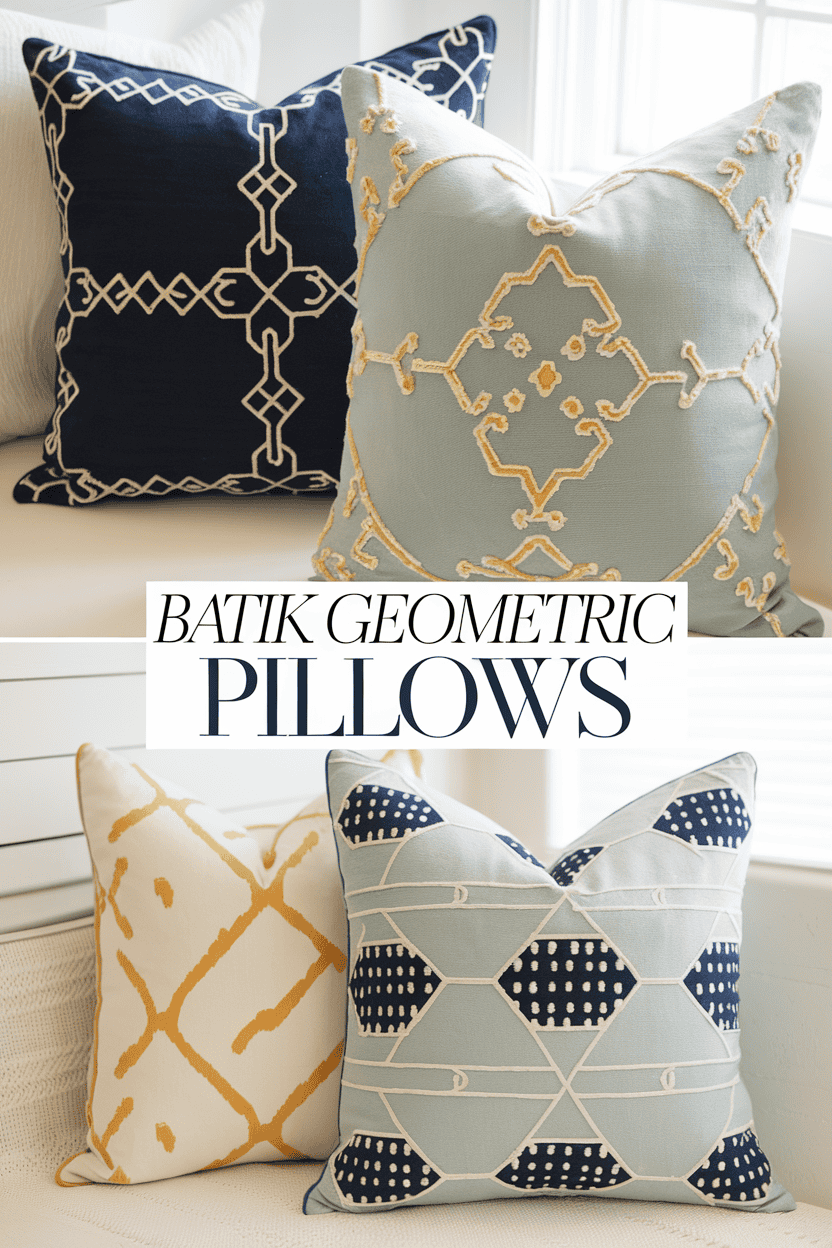 batik geometric pillows bbbbb 35064