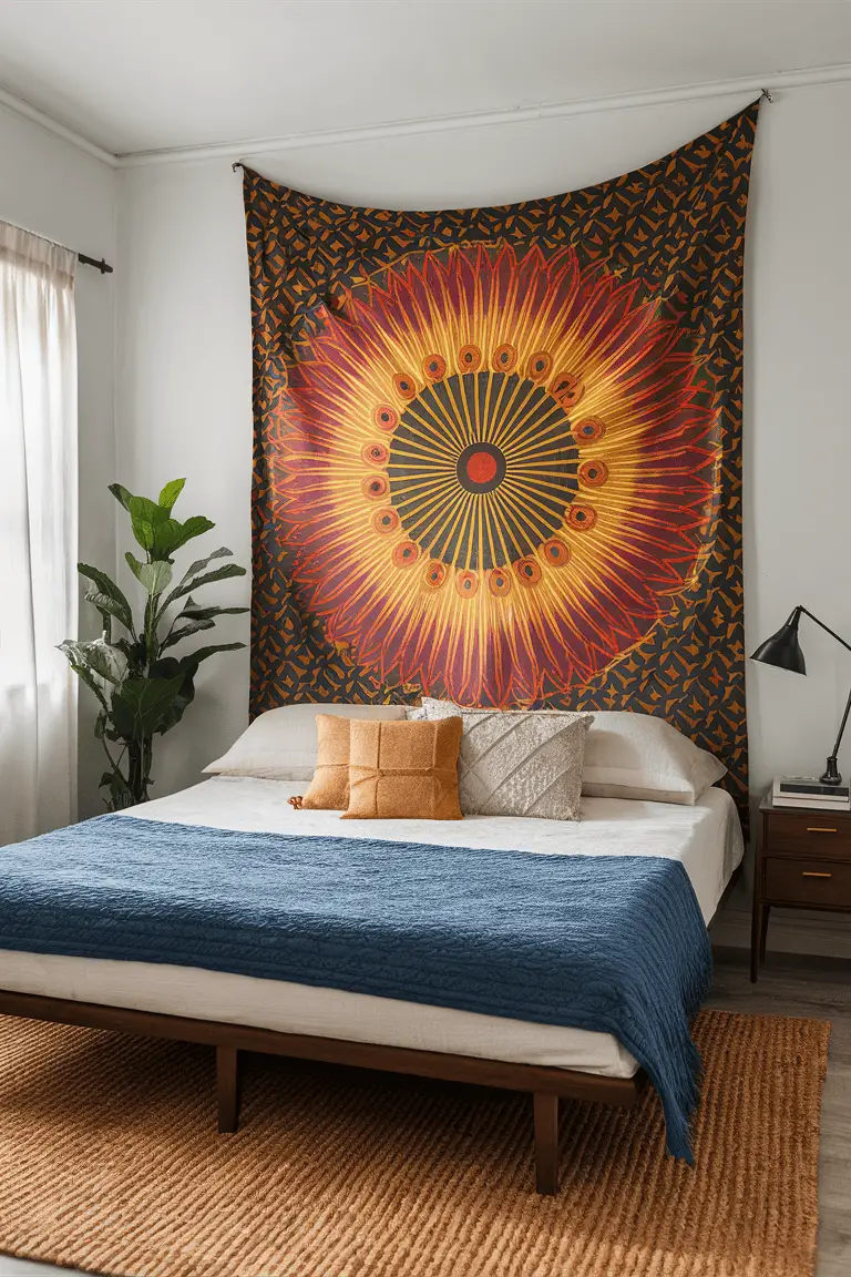 Bold and Beautiful Batik Tapestry