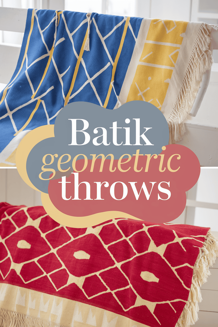 batik geometric throws bbbbb 30156