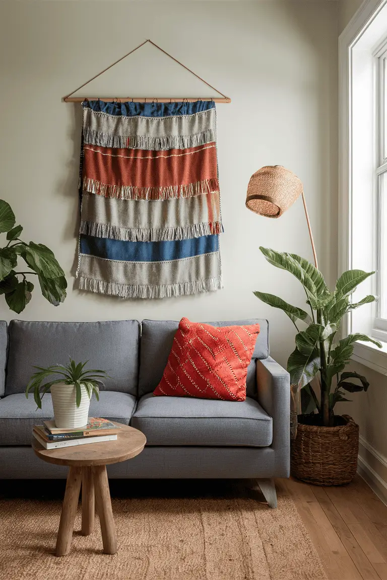 As a Colorful Wall Hanging