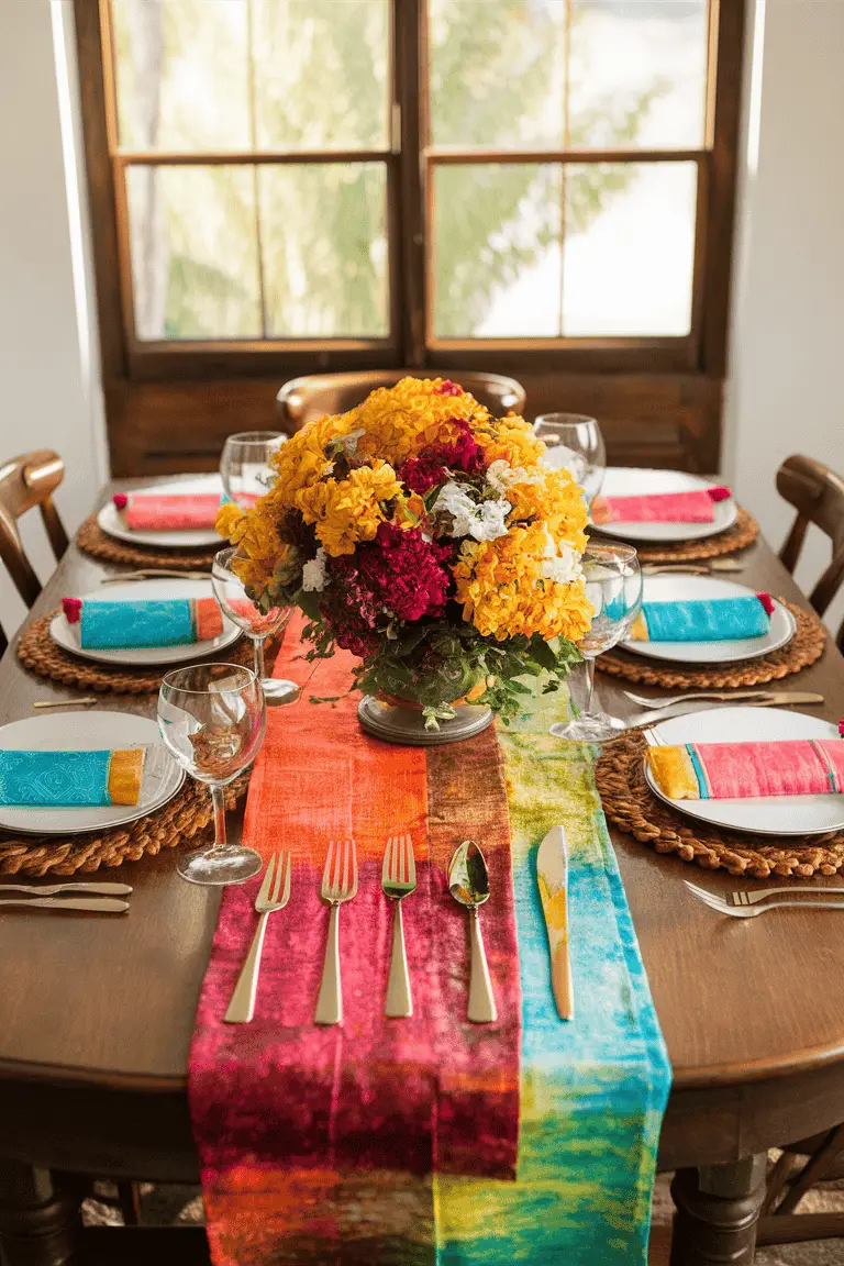 Colorful Table Runners