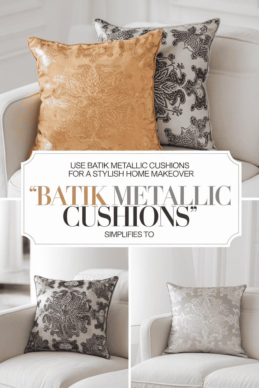 batik metallic cushions bbbbb 33823