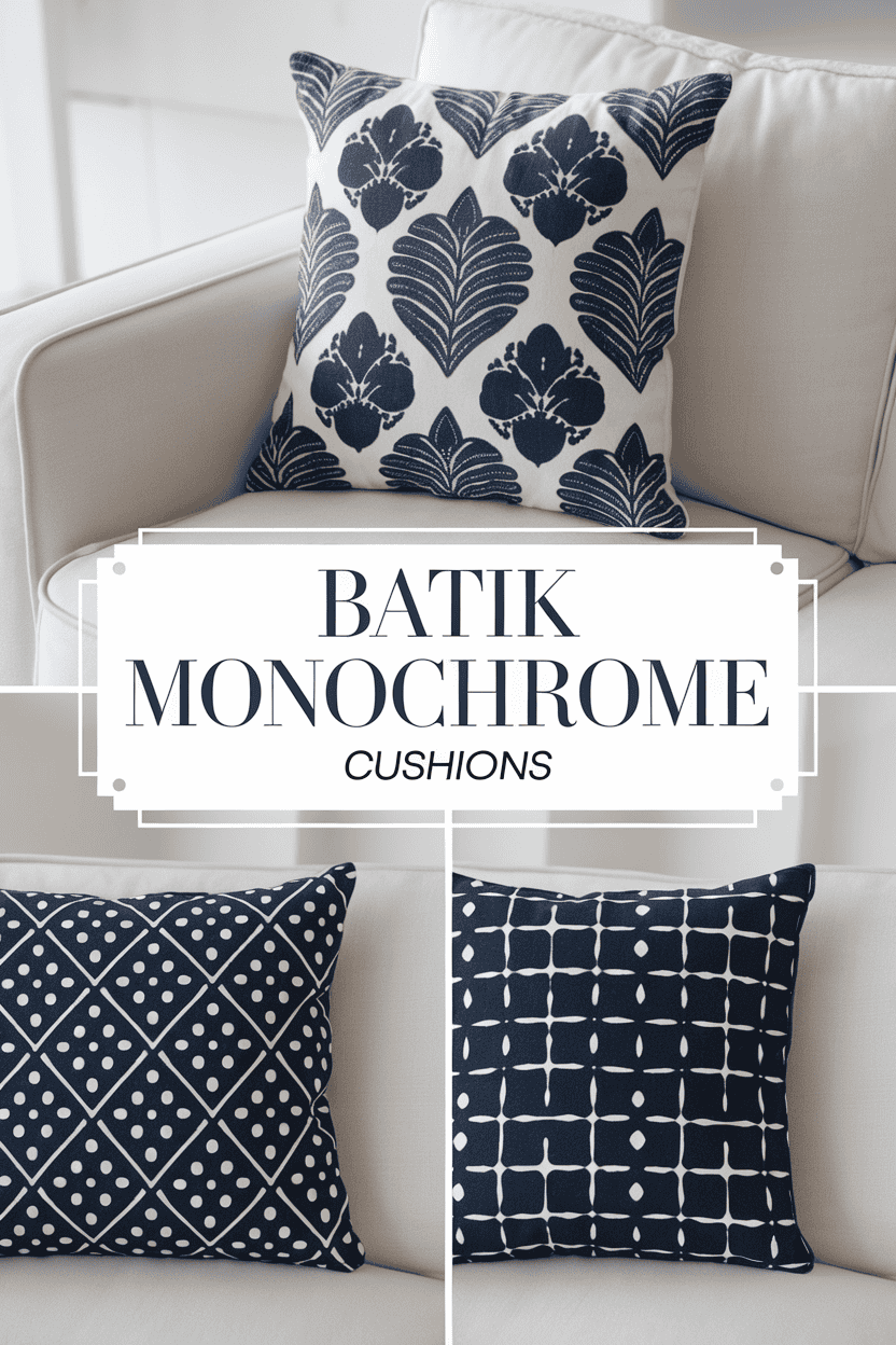 batik monochrome cushions bbbbb 55839