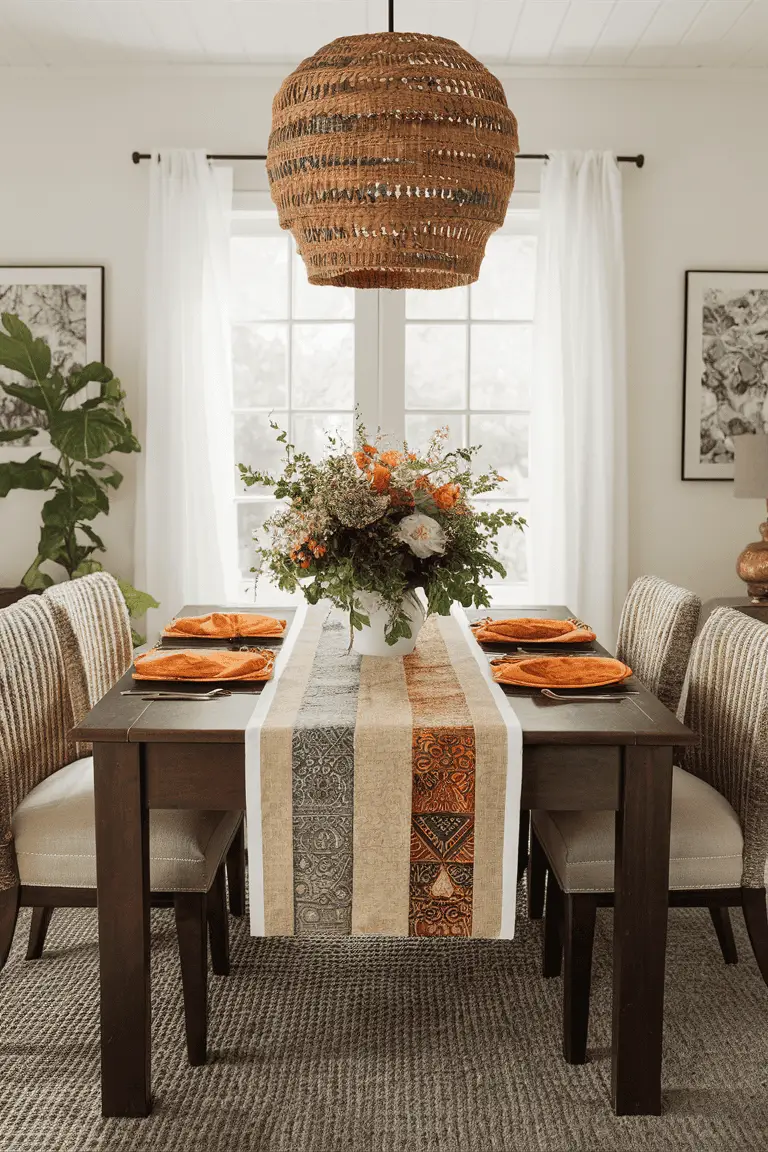 Stylish Batik Table Runner