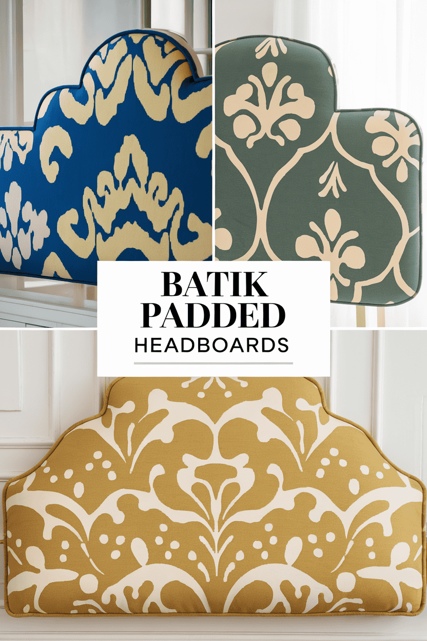 batik padded headboards bbbbb 50077