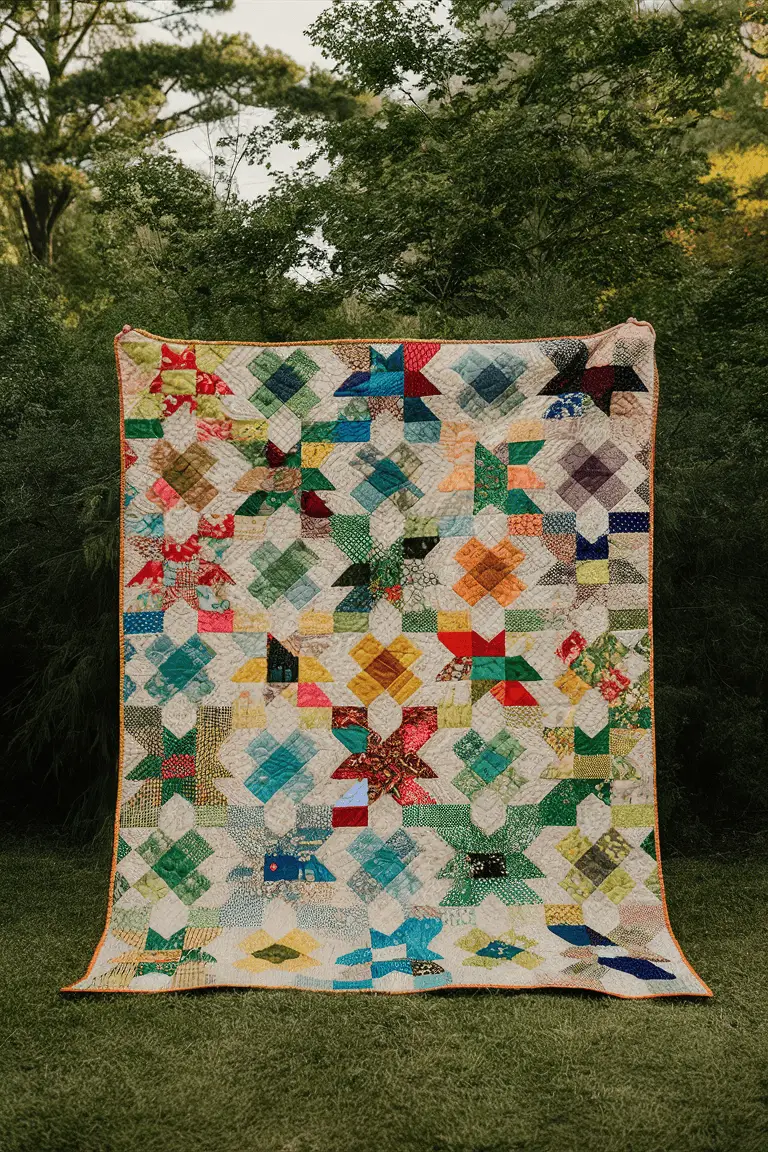 Batik Garden Path Quilt