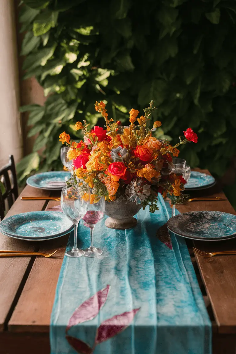 Batik Sheer Table Runners