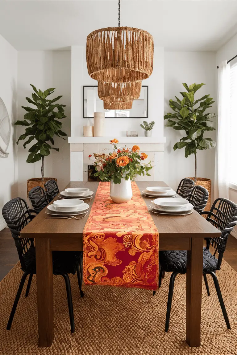 Add a Splash of Color to Your Dining Table