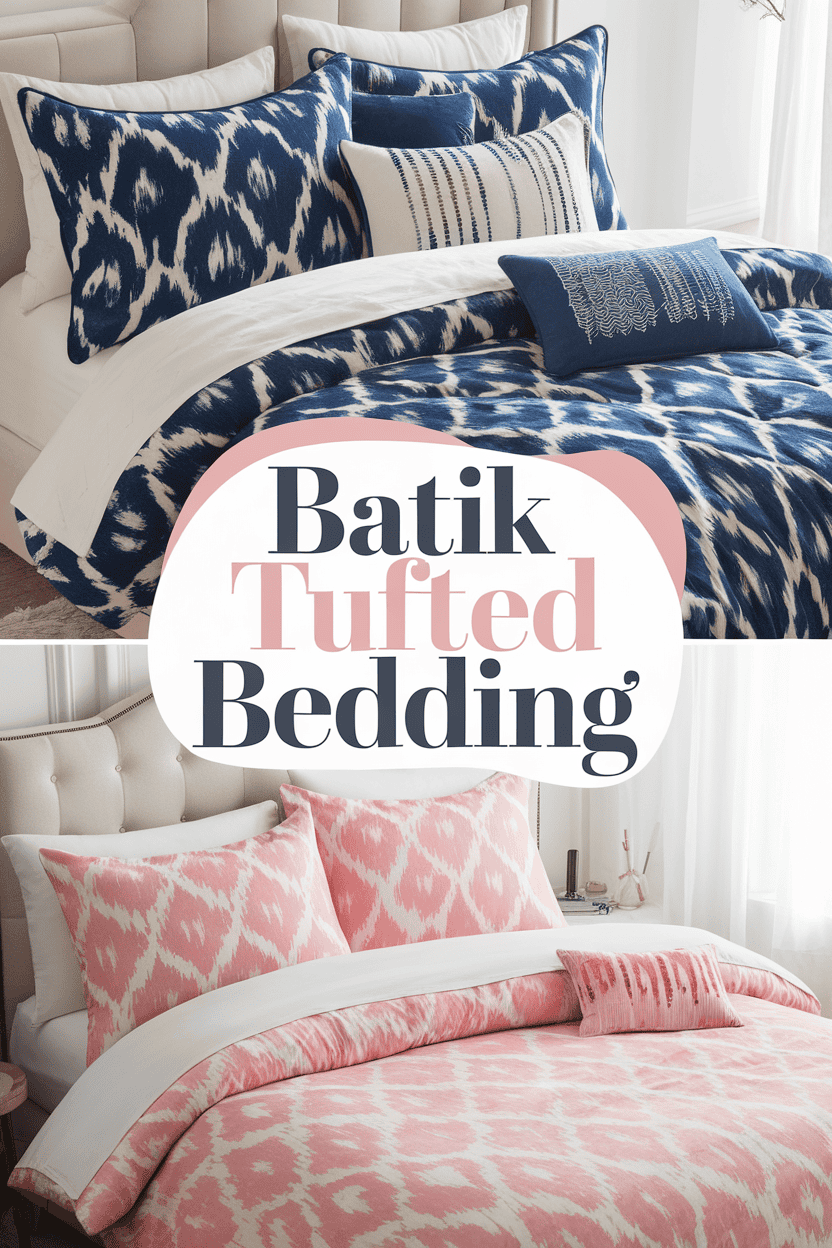 batik tufted bedding bbbbb 36201