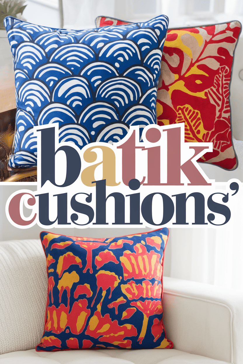 batik vibrant cushions bbbbb 44528