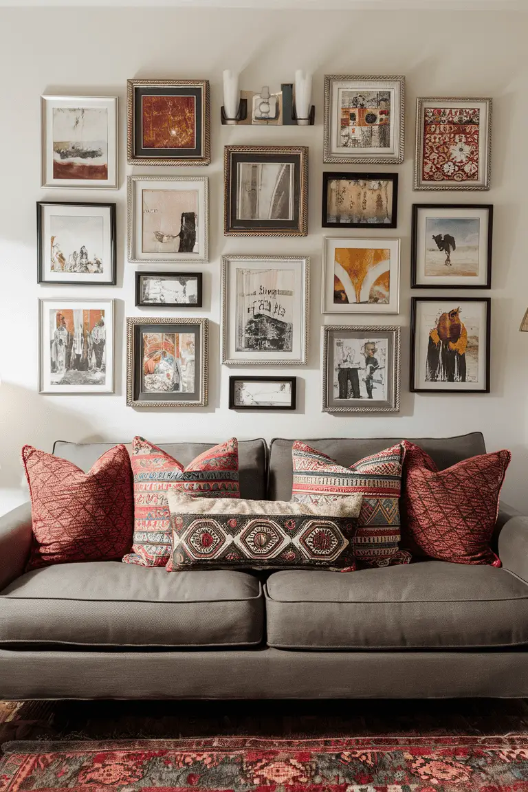 Eclectic Gallery Wall