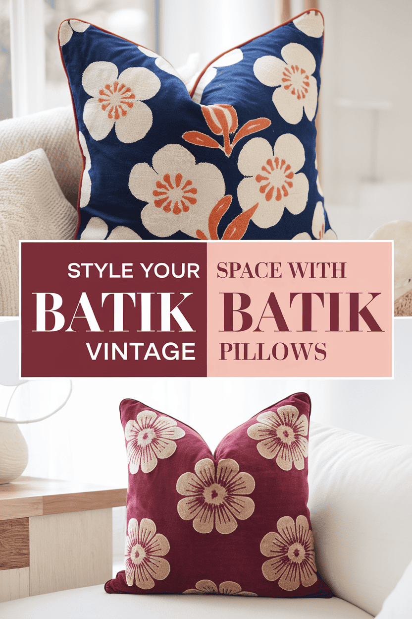 batik vintage pillows bbbbb 39500