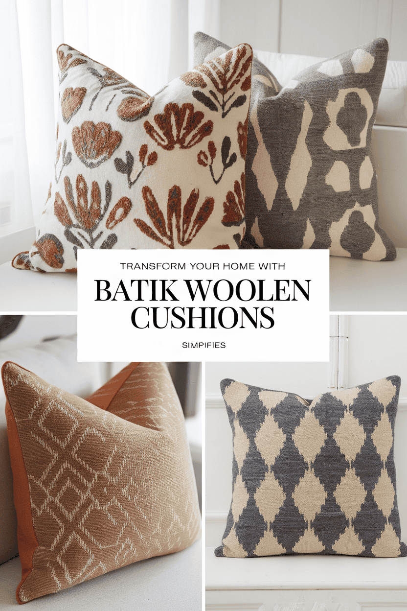 batik woolen cushions bbbbb 42316