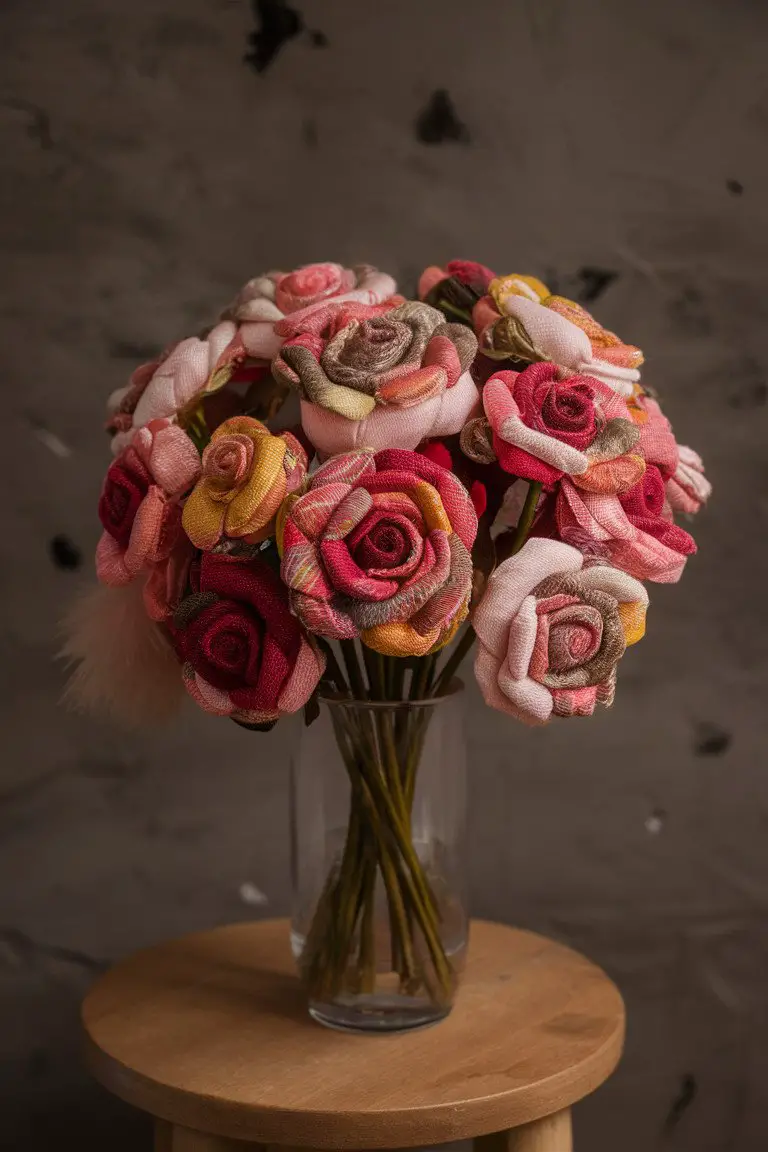 Elegant Batik Rose Bouquet Elegant Batik Rose Bouquet