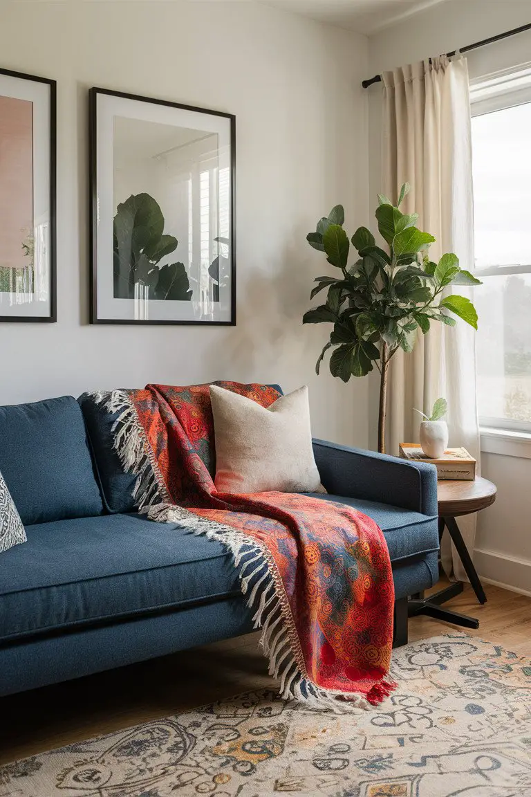 Using Batik Throws for Personalization