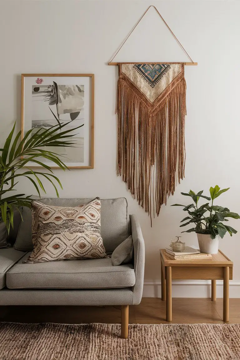 Using Batik Fringe Covers for Wall Hangings Using Batik Fringe Covers for Wall Hangings