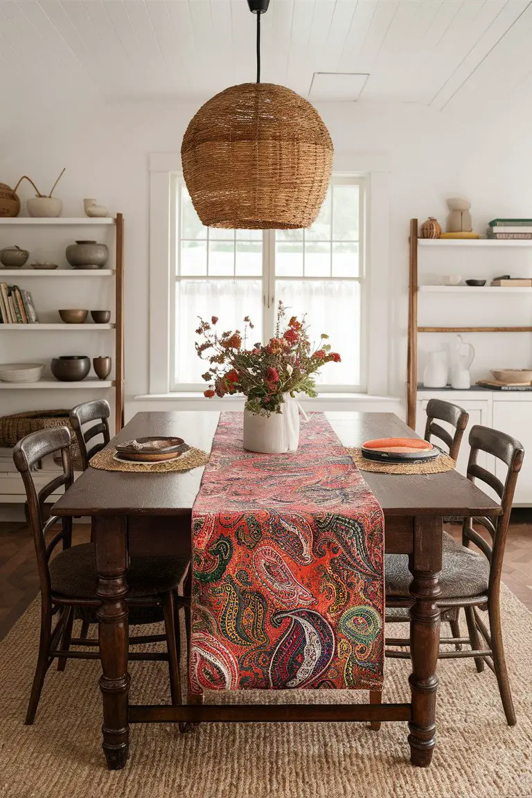 Stunning Batik Paisley Table Runners Stunning Batik Paisley Table Runners
