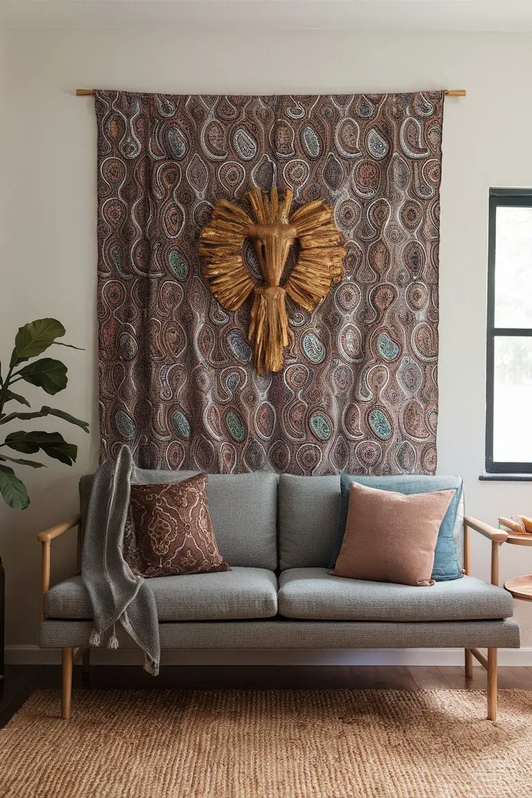 Chic Batik Paisley Wall Hangings Chic Batik Paisley Wall Hangings