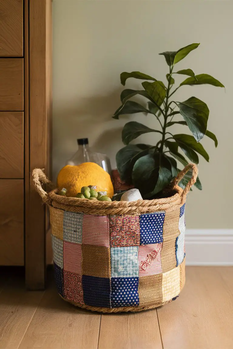 Batik Rope Basket Batik Rope Basket