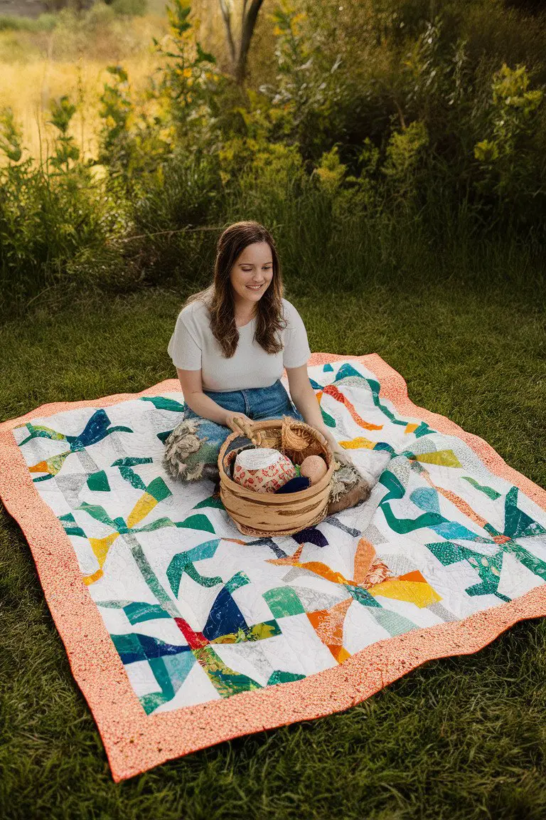 Whimsical Batik Butterfly Quilt Whimsical Batik Butterfly Quilt