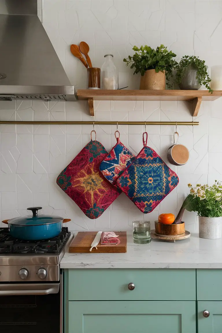 Eco-Friendly Batik Pot Holders Eco-Friendly Batik Pot Holders