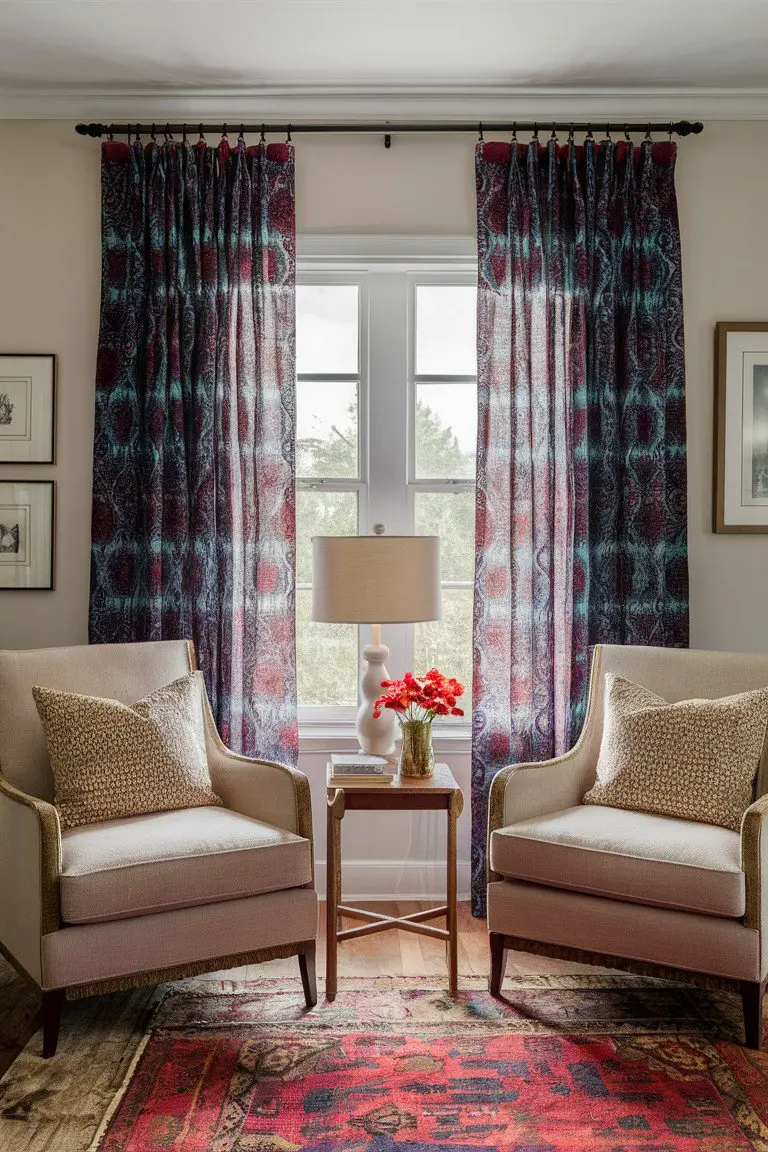 Batik Curtains and Drapes Batik Curtains and Drapes