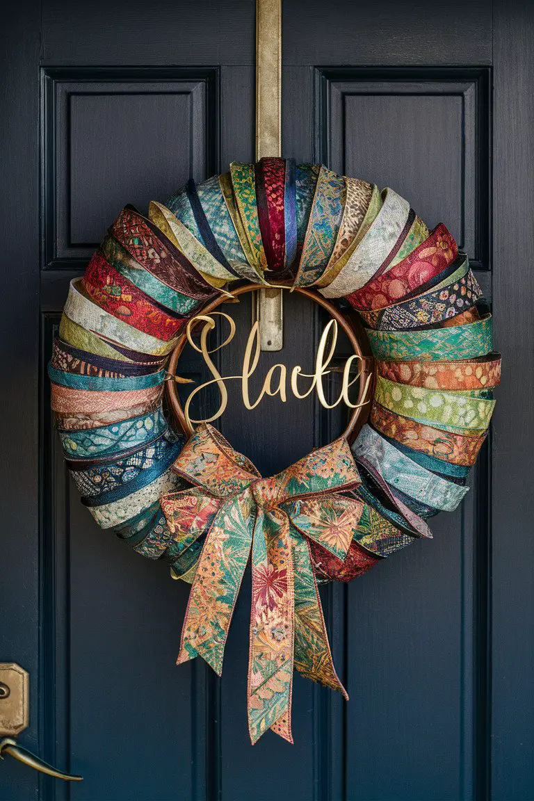 Create a Ribbon Wreath Create a Ribbon Wreath
