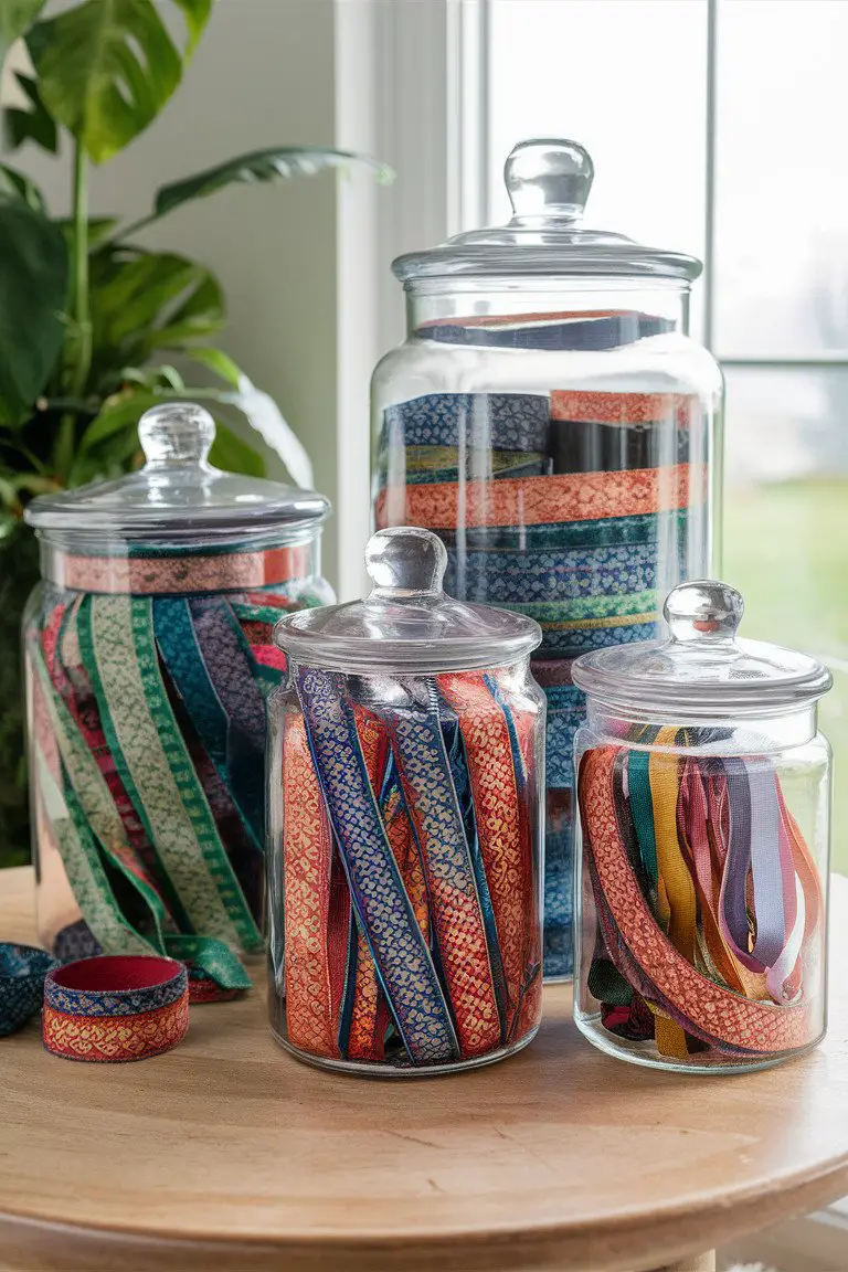 Display in Clear Jars Display in Clear Jars
