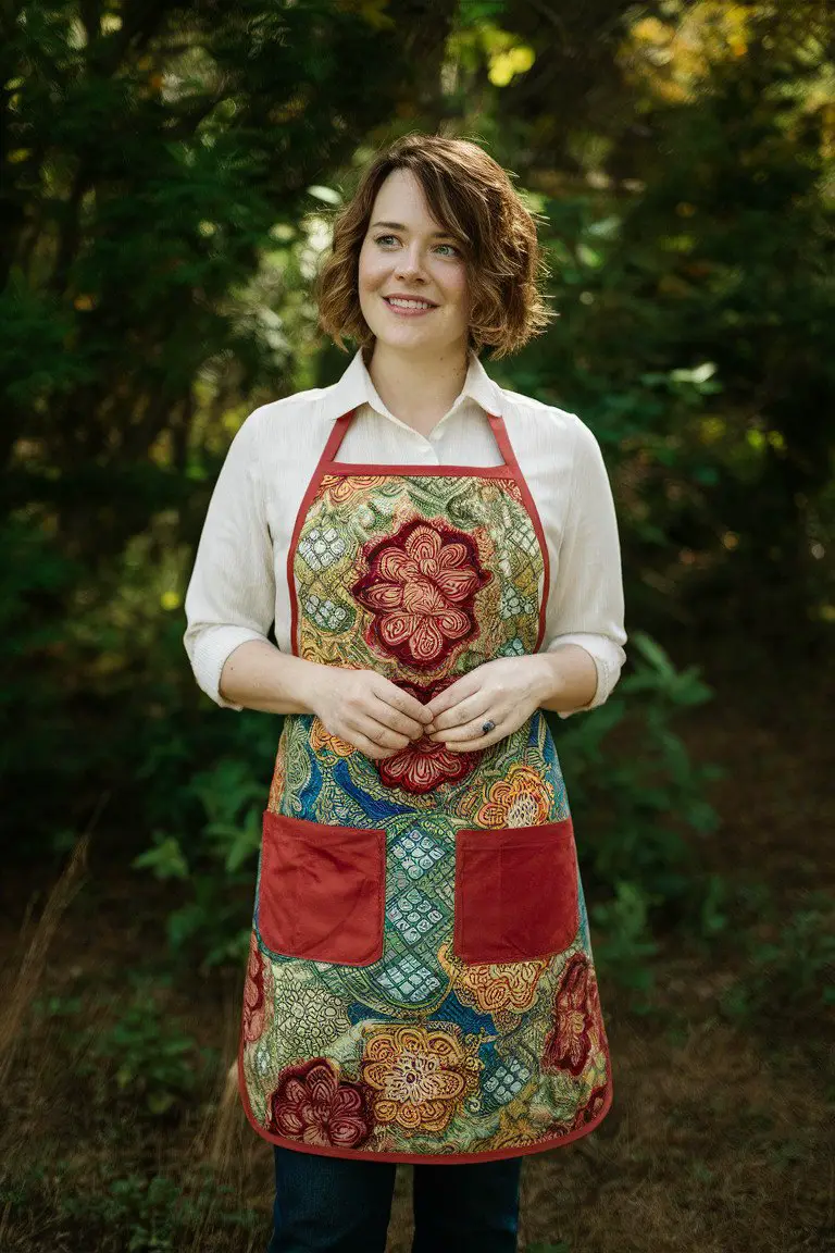 Classic Batik Apron with Pockets Classic Batik Apron with Pockets