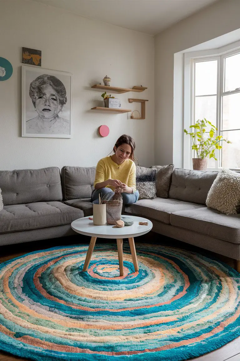 Cozy Batik T-shirt Yarn Rugs Cozy Batik T-shirt Yarn Rugs