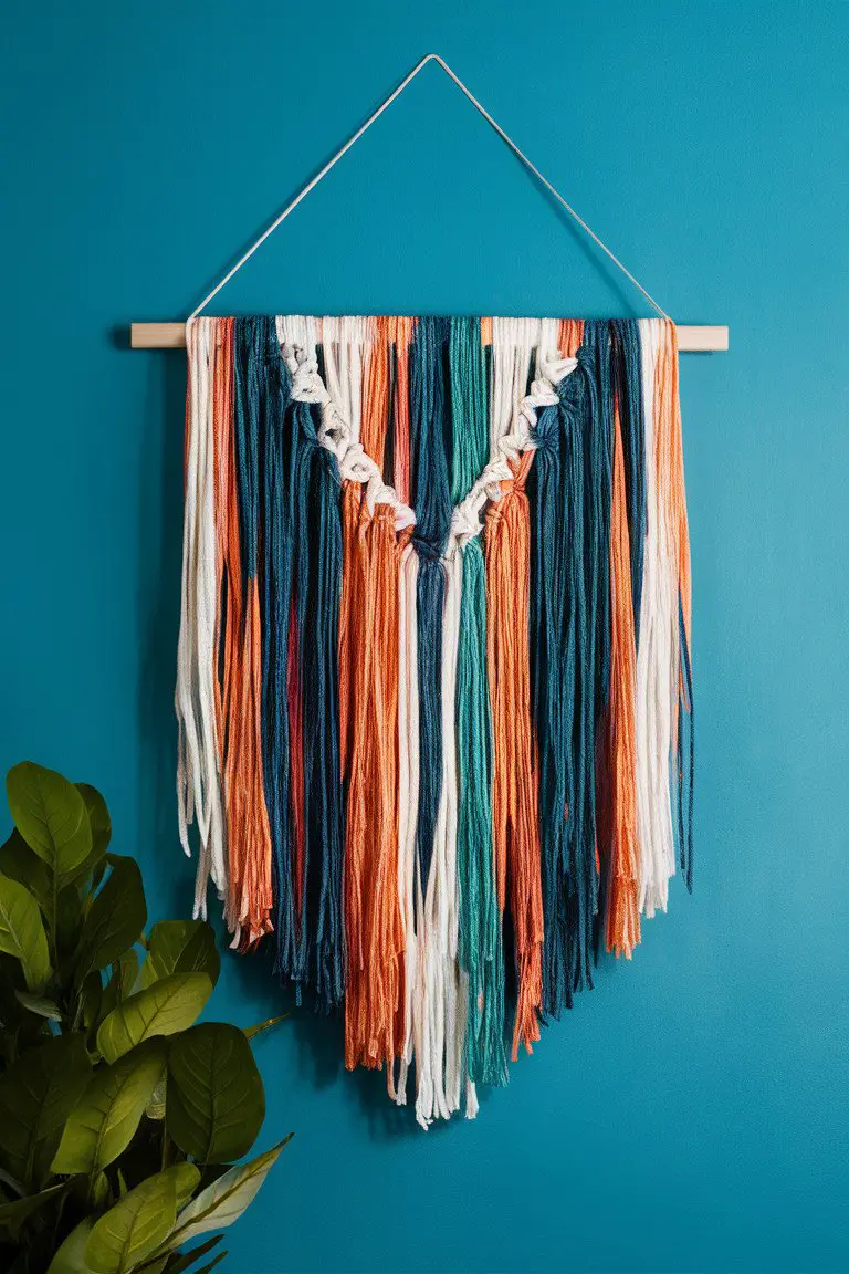 Batik T-shirt Yarn Wall Hanging Batik T-shirt Yarn Wall Hanging