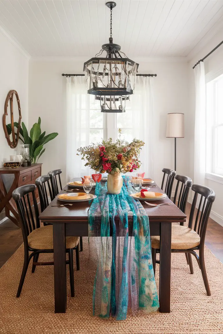 Batik Tulle Table Runners Batik Tulle Table Runners