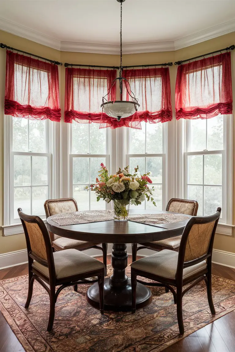 Batik Tulle Window Treatments Batik Tulle Window Treatments