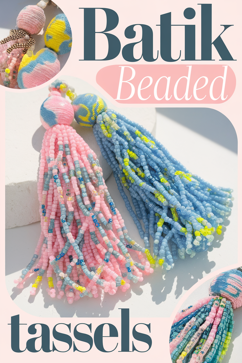 batik beaded tassels bbbbb 67986