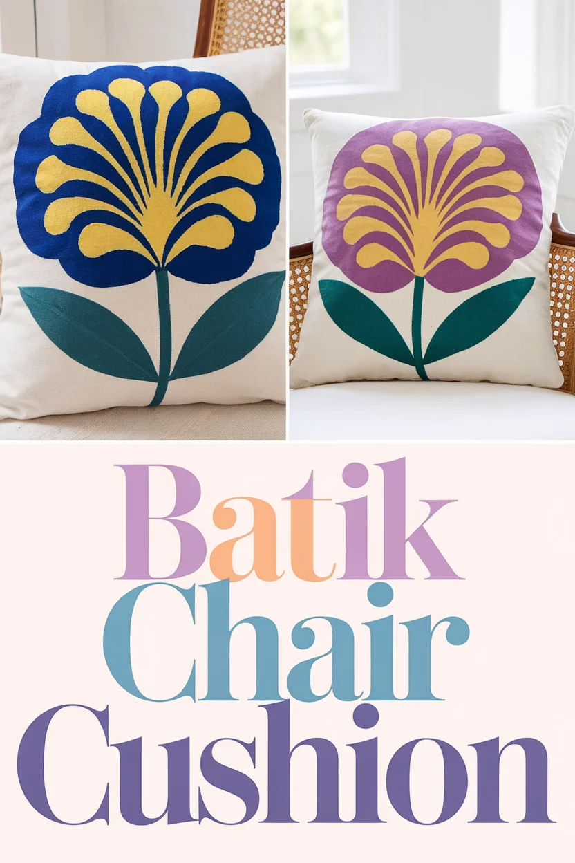 batik chair cushion bbbbb 23705