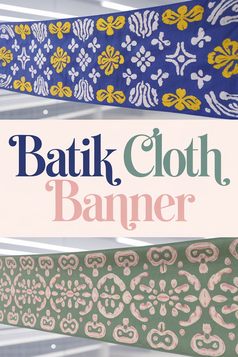 batik cloth banner bbbbb 57174