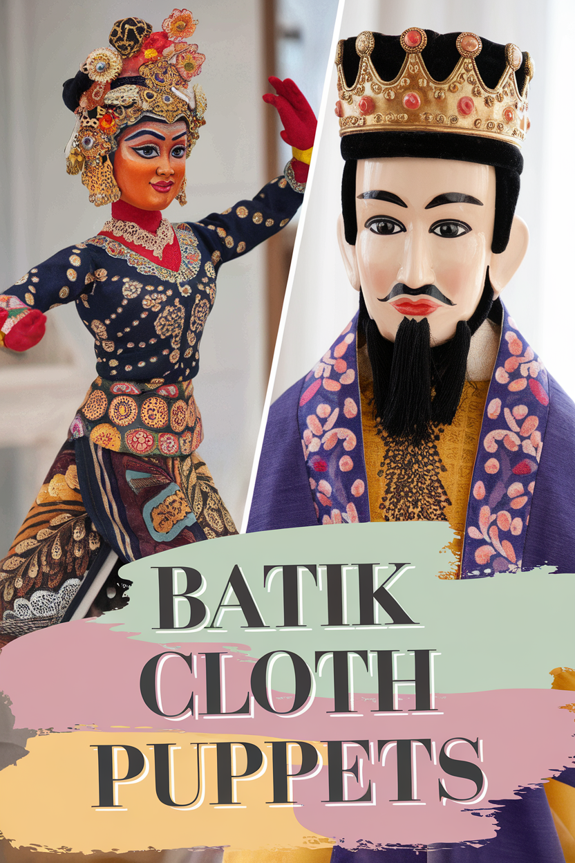 batik cloth puppets bbbbb 79282