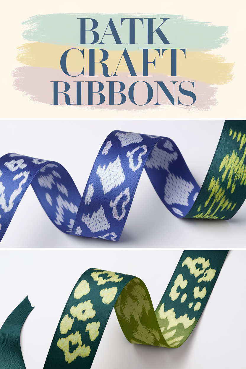 batik craft ribbons bbbbb 56738