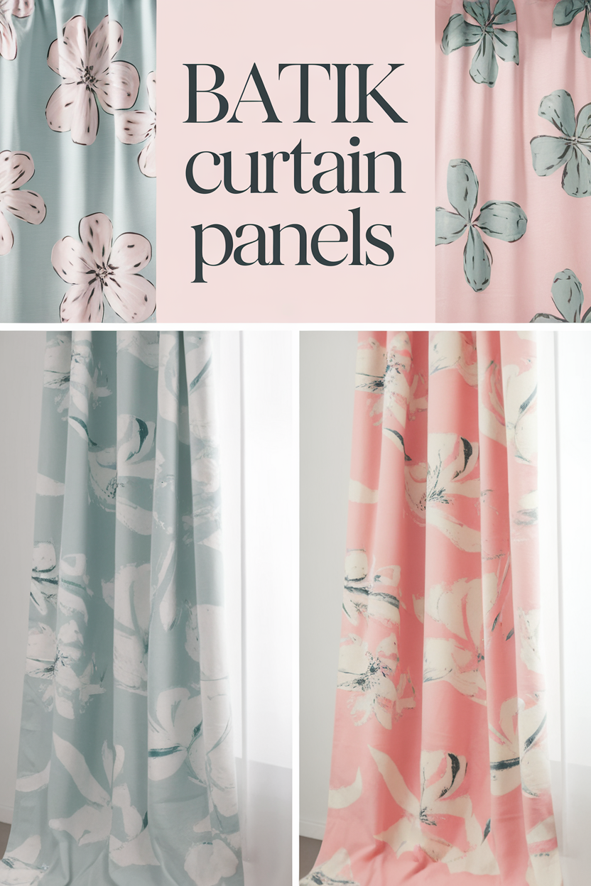 batik curtain panels bbbbb 39120