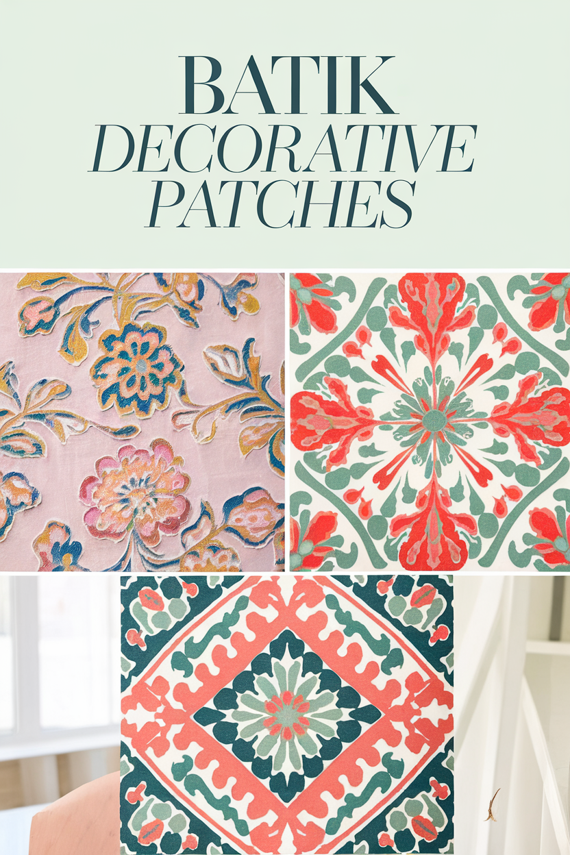 batik decorative patches bbbbb 74533
