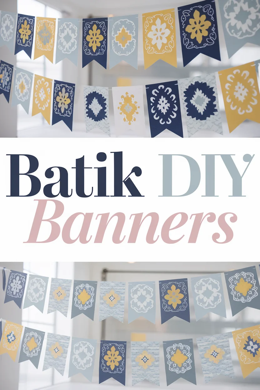 batik diy banners bbbbb 71399