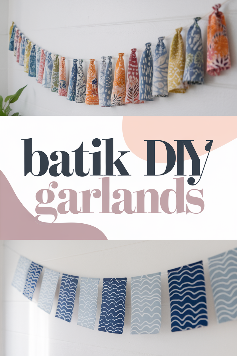 batik diy garlands bbbbb 52823