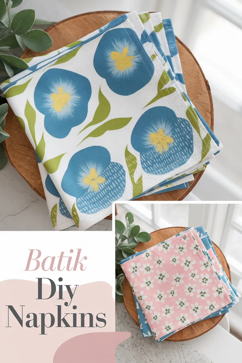 batik diy napkins bbbbb 53314