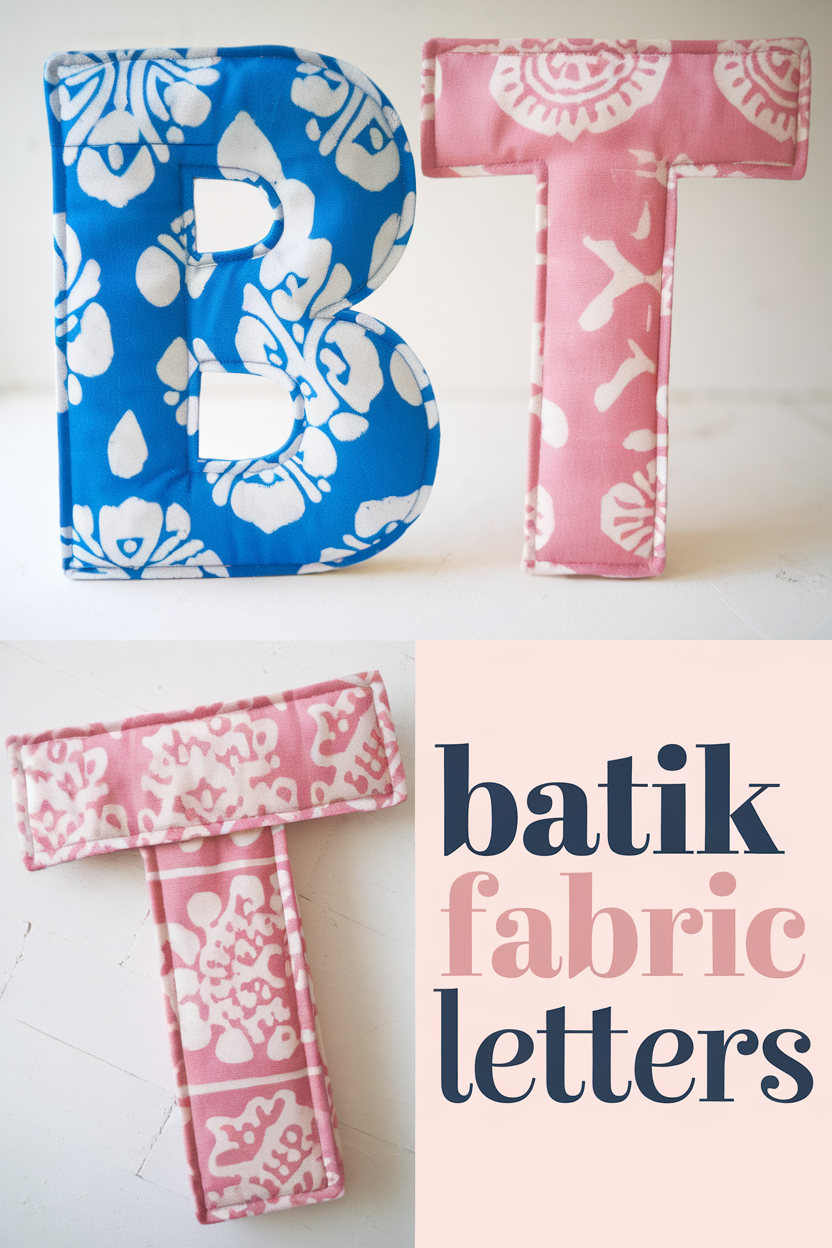 batik fabric letters bbbbb 12072