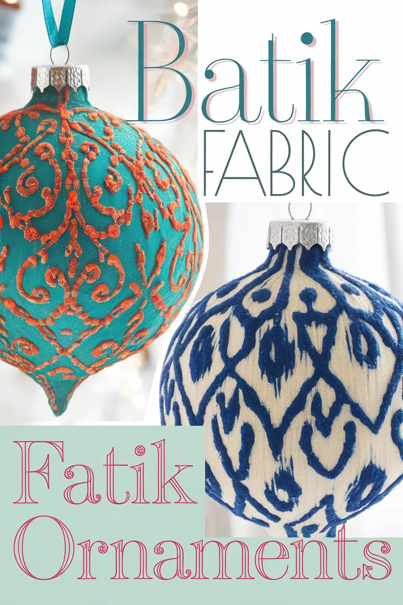 batik fabric ornaments bbbbb 38882